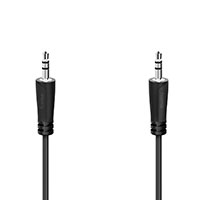 Hama Minijack kabel - 1,5m (3,5-3,5mm) Sort