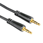 Hama Minijack kabel - 3m Guld (3,5mm/3,5mm)
