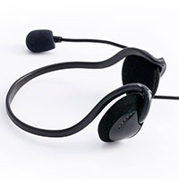 Hama NHS-P100 Neckband Headset m/mikrofon (2x3,5mm)