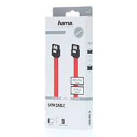 Hama SATA Kabel - 45cm (6Gb/s) m/lse-clip