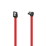 Hama SATA Kabel m/vinkel - 60cm (6Gb/s) m/låse-clip