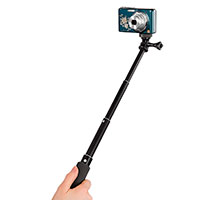 Hama Selfie Stang t/GoPro/1/4tm (18-47cm) Sort