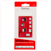 Hama Simkort Adapter 4-dele (Nano/Micro/Standard)