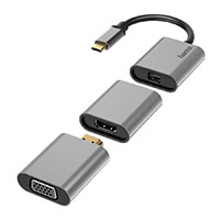 Hama USB-C adapter st 6-i-1 (USB-C/Mini-DP/HDMI/VGA)