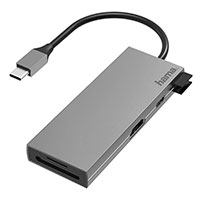 Hama USB-C Dock 6-i-1 (HDMI/USB-C/USB-A/SD)