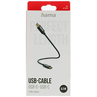 Hama USB-C Kabel - 0,2m (USB-C/USB-C)