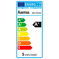 Hama WiFi dæmpbar LED pære GU10 - 4,5W (45W) Farve