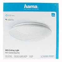 Hama WiFi Loftlampe - Rund (30cm) Hvid