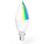Hama Wlan LED Pære m/RGB E14 - 5,5W (App/Voice)