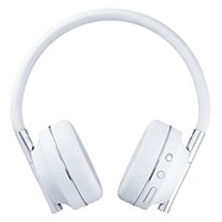 Happy Plugs Play Over-Ear Trdls Brnehovedtelefon (25 timer) Hvid