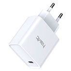 Havit HV-UC111 USB-C Oplader 20W (1xUSB-C/1xUSB-A) Hvid