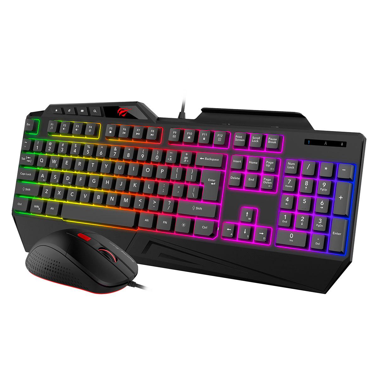 Gaming Tastatur og mus m/RGB
