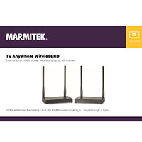 HDMI Extender - 50m (Trdls) Marmitek TV Anywhere