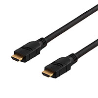 HDMI Kabel Aktiv 15m (4K) Sort - Deltaco Prime