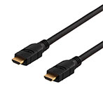 HDMI Kabel Aktiv 5m (4K) Sort - Deltaco Prime