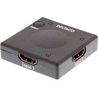 HDMI Switch Kompakt (3 input) Deltaco