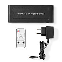 HDMI Switch - 4K (3 in/1 out) Nedis