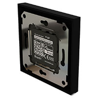 Heatit Z-Push Wall Controller Trykknap - 1-3 knapper (Z-Wave) Sort