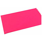 Herlitz Divider Strips Trapezium 100 stk - Pink