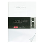 Herlitz Kvadreret Papir Refill t/my.book Flex Notesbøger - A4 (4x40 ark)