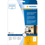 Herma Etiketter - Transparent (210x297mm) 25 stk