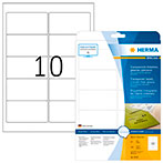 Herma Etiketter - Transparent (96x50,8mm) 250 stk