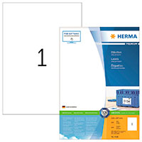 Herma Premium Etiketter - Hvid (210x297mm) 100 stk