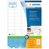 Herma Premium Etiketter - Hvid (38,1x21,2mm) 6500 stk