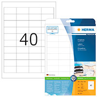 Herma Premium Etiketter - Hvid (48,5x25,4mm) 1000 stk