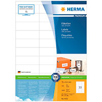 Herma Premium Etiketter - Hvid (70x25,4mm) 3300 stk