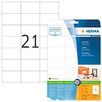 Herma Premium Etiketter - Hvid (70x42,3mm) 525 stk