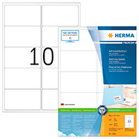 Herma Premium Etiketter - Hvid (99,1x57mm) 1000 stk