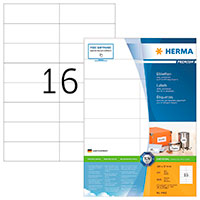 Herma Premium Etketter - Hvid (105x37mm) 1600 stk
