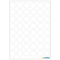 Herma Runde Etiketter - Hvid (13mm) 240 stk