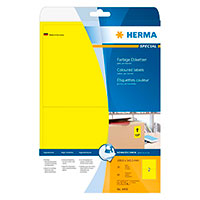 Herma Special Etiketter - Gul (199,6x143,5mm) 40 stk