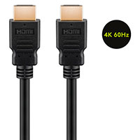 HDMI 2.0 kabel - 0,5m (4K/HDR) Goobay