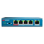Hikvision DS-3E0105P-E Netværks Switch 4 Port (PoE)