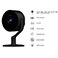 Hombli Smart Indendørs WiFi IP kamera (1080p) Sort