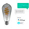 Hombli Smart Pære LED Filament ST64/E27 (5,5W) Røgfarvet