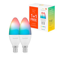 Hombli Smart Pære LED Kerte E14 (4.5W) RGB - Pakketilbud