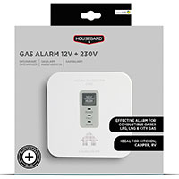 Housegard GA102 Gasalarm (Strm/Batteri)