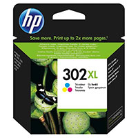 HP 302XL Blkpatron (Farve) 300 sider