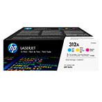 HP 312A Laser Toner Kit (2.700 sider) Cyan/Magenta/Gul