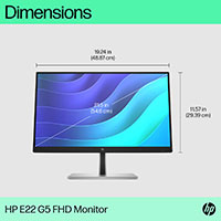 HP E22 G5 21,5tm - 1920x1080/75Hz - IPS, 5ms