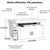 HP LaserJet MFP M140w Laserprinter (USB/WiFi/Bluetooth)