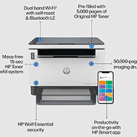 HP LaserJet Tank MFP 1604w Printer 3-i-1 (WifI/Bluetooth)