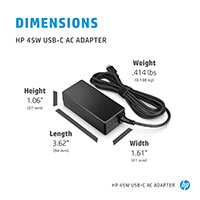 HP USB-C  Strmadapter t/HP Chromebook (45W)