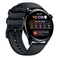 Huawei Watch 3 Aktiv Smartwatch - Sort