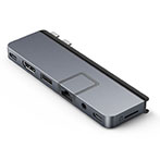 Hyper Drive Duo Pro 7-i-2 USB-C Dock (USB-A/USB-C/HDMI/LAN/Kortlser)