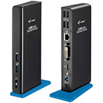i-tec USB 3.0 Dobbelt Dock Station HDMI/DVI